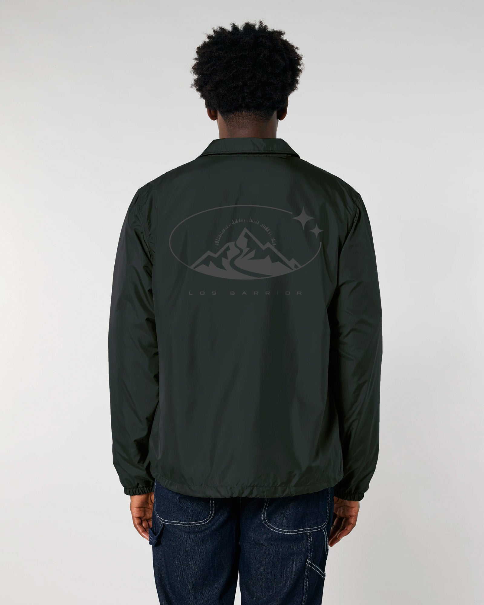 Los Barrior COACHER JACKET BLACK model